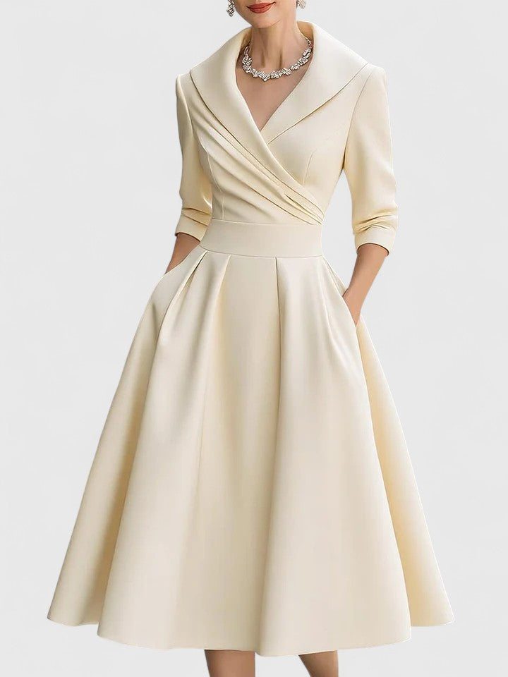 Zyrah | Elegant Midi Dress