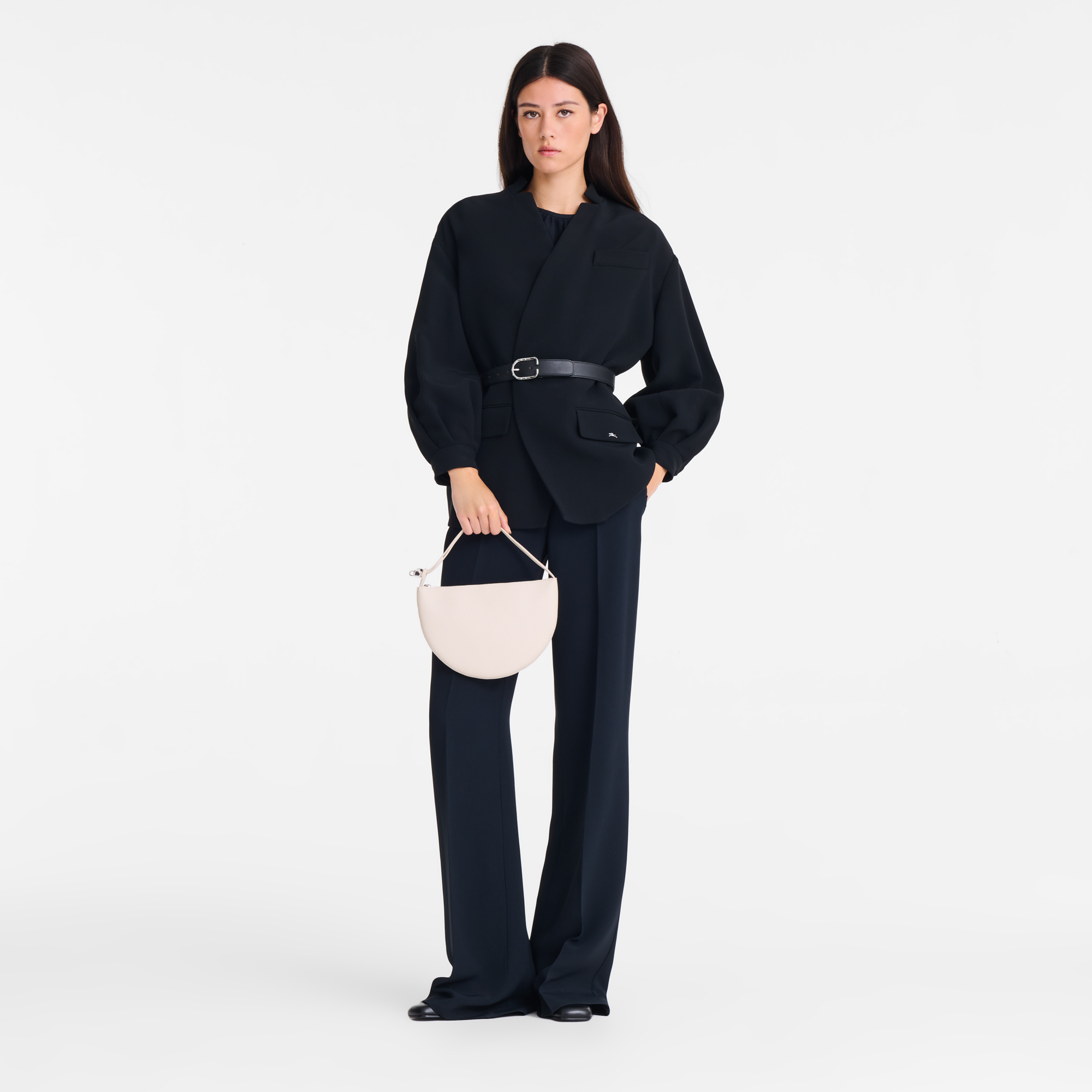 Longchamp Le Roseau Clutch                                                                                                    Paper - Leather