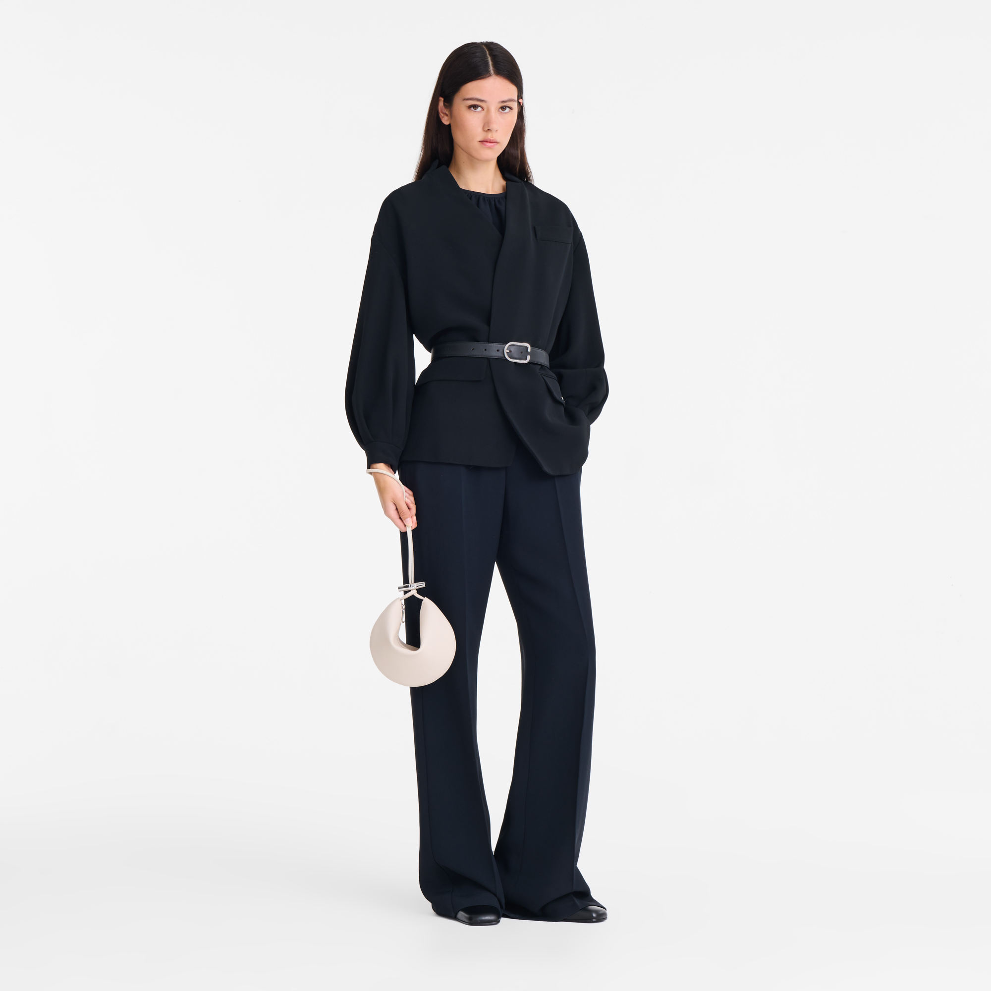 Longchamp Le Roseau Clutch                                                                                                    Paper - Leather