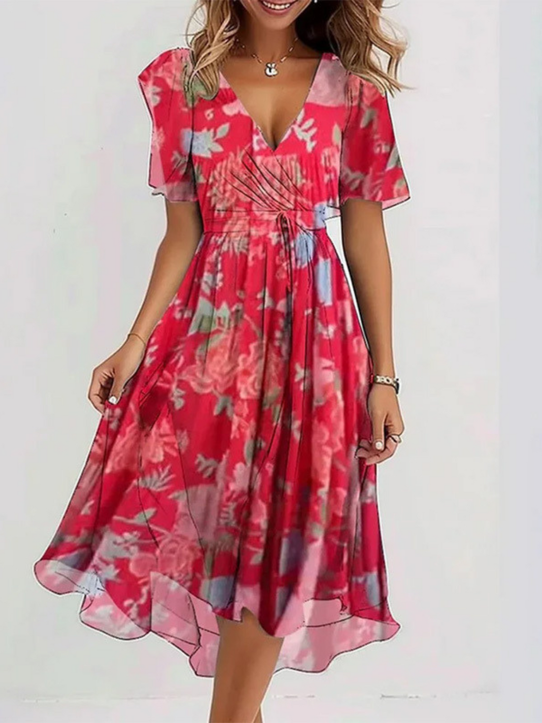 Matilda™ | Summer Dress With Belly Cover